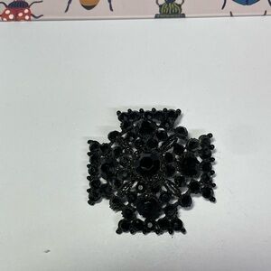 Elegant Black Brooch